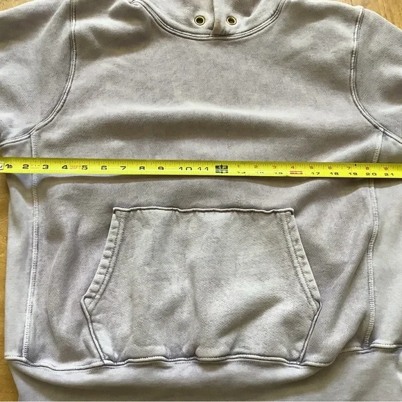 Les Tien Unisex Heavyweight Crew Neck Sweatshirt Size Small Light Purple FLAWS - Picture 3 of 11